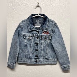 𝅺GIRLS Barbie Denim Jean Jacket S